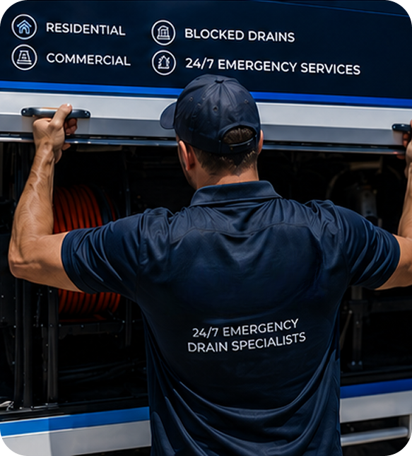 Licensed blocked drain plumber servicing a Cabramatta home